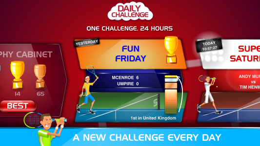 اسکرین شات 5 بازی Stick Tennis