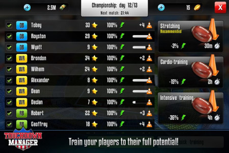 اسکرین شات 4 بازی Touchdown Manager