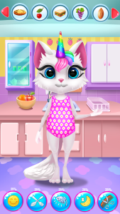 اسکرین شات 2 بازی Kitty Kate Unicorn Daily Care