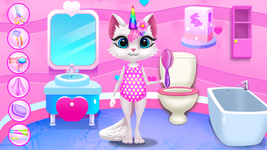 اسکرین شات 1 بازی Kitty Kate Unicorn Daily Care