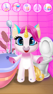 اسکرین شات 2 برنامه My Little Unicorn: Virtual Pet