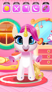 اسکرین شات 3 برنامه My Little Unicorn: Virtual Pet
