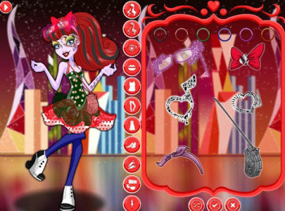 Monster Halloween Dolls Dress Up Girls Game   |