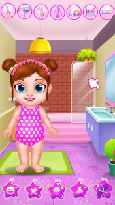 اسکرین شات 4 برنامه Baby Girl Caring: Animal Dress