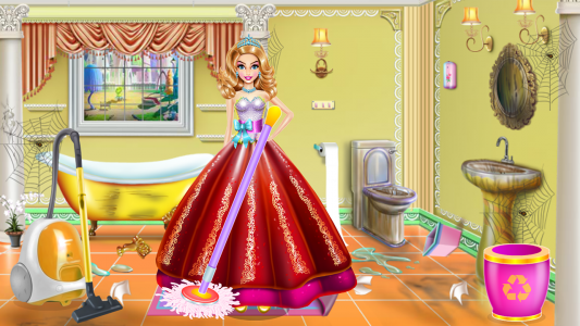 اسکرین شات 2 بازی Royal Bathroom Cleanup