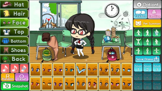 اسکرین شات 3 بازی School Pretty Girl : dress up game