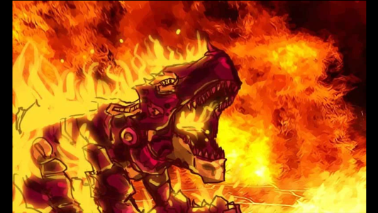 اسکرین شات 1 بازی Fire Tyrannosaurus- Dino Robot