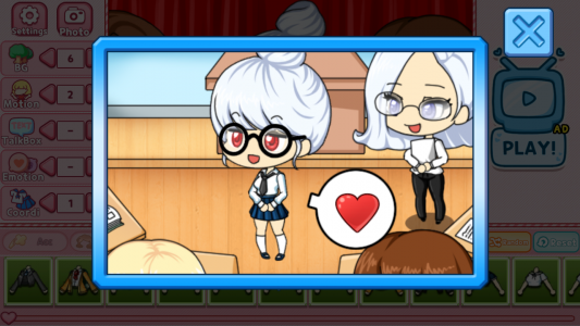 اسکرین شات 3 بازی School Pretty Girl2 : dress up