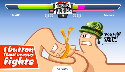 اسکرین شات 2 بازی Thumb Fighter