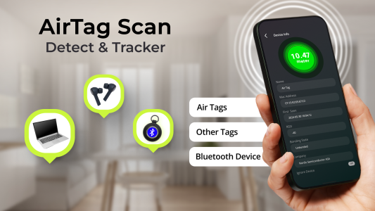 اسکرین شات 1 برنامه AirTag Scan: Bluetooth Tracker