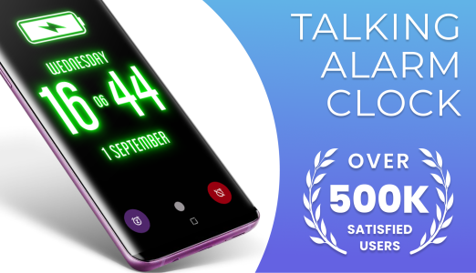 اسکرین شات 1 برنامه Talking Alarm Clock & Sounds