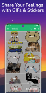 اسکرین شات 5 برنامه Fun GIFs, Sticker, Clip & Meme