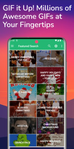 اسکرین شات 3 برنامه Fun GIFs, Sticker, Clip & Meme