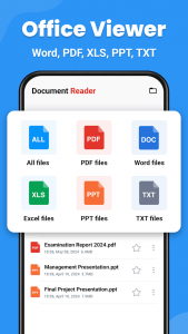 اسکرین شات 1 برنامه All Document Reader & Viewer