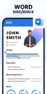 اسکرین شات 3 برنامه Document Reader - PDF Editor