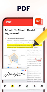 اسکرین شات 2 برنامه Document Reader - PDF Editor