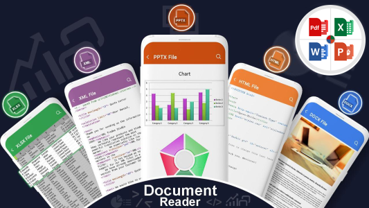 اسکرین شات 1 برنامه All Documents Reader PDF Xlsx