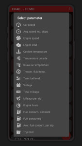 اسکرین شات 4 برنامه CRAB Car Scanner