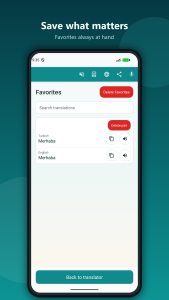 اسکرین شات 2 برنامه Turkish English Translator