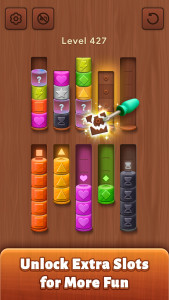 اسکرین شات 5 بازی Color sort: Wood Cylinder Saga