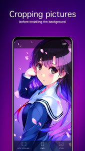 اسکرین شات 4 برنامه Anime Wallpapers 4K (Otaku)