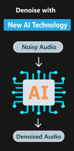 اسکرین شات 1 برنامه AI Noise Remover - Audio Video