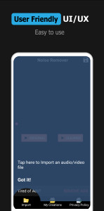 اسکرین شات 3 برنامه AI Noise Remover - Audio Video