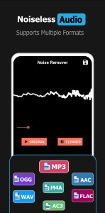 اسکرین شات 4 برنامه AI Noise Remover - Audio Video