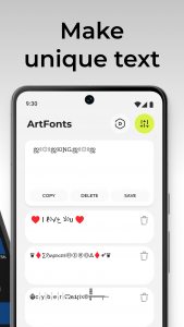 اسکرین شات 5 برنامه ArtFonts: Stylish Text