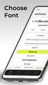 اسکرین شات 3 برنامه ArtFonts: Stylish Text