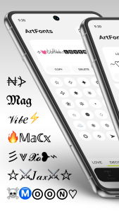 اسکرین شات 1 برنامه ArtFonts: Stylish Text