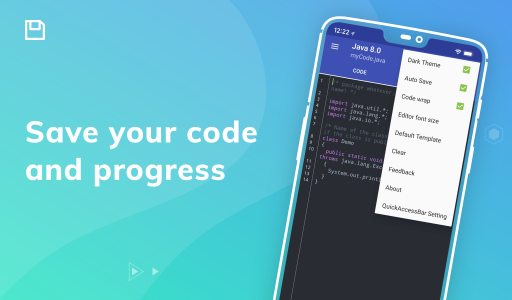 اسکرین شات 5 برنامه Online Compiler:Code on Mobile
