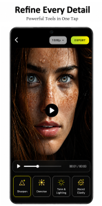 اسکرین شات 5 برنامه AI Video Enhancer - Upscaler