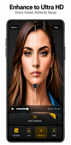 اسکرین شات 2 برنامه AI Video Enhancer - Upscaler