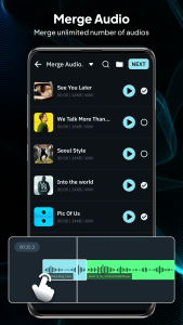 اسکرین شات 4 برنامه Music Cutter & Ringtone Maker