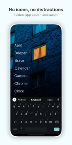 اسکرین شات 3 برنامه Olauncher. Minimal AF Launcher