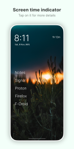 اسکرین شات 4 برنامه Olauncher. Minimal AF Launcher