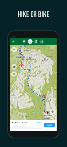 اسکرین شات 2 برنامه Organic Maps・Offline Map & GPS