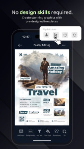 اسکرین شات 2 برنامه Flyer, Poster & Graphic Design