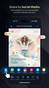 اسکرین شات 6 برنامه Flyer, Poster & Graphic Design