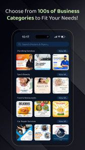 اسکرین شات 4 برنامه Flyer, Poster & Graphic Design