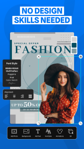 اسکرین شات 3 برنامه Flyer, Poster & Graphic Design