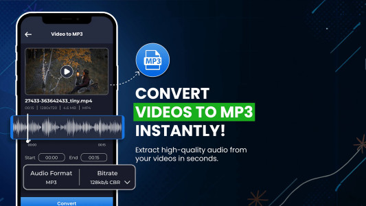 اسکرین شات 2 برنامه Video Converter:Compress Video