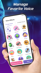 اسکرین شات 6 برنامه Voice Changer & Voice Effects