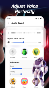 اسکرین شات 3 برنامه Voice Changer & Voice Effects
