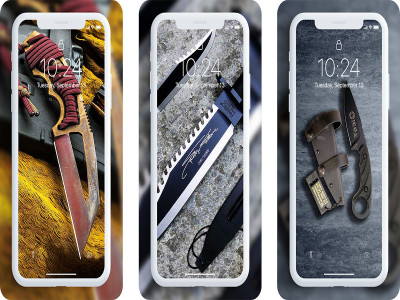 اسکرین شات 3 برنامه تصویر زمینه چاقو