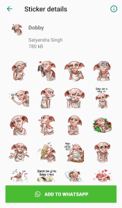 اسکرین شات 7 برنامه Cartoon Stickers for Whatsapp