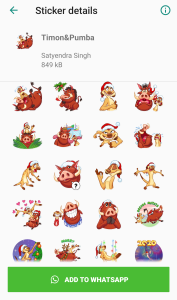 اسکرین شات 3 برنامه Cartoon Stickers for Whatsapp