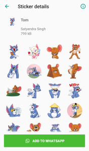 اسکرین شات 5 برنامه Cartoon Stickers for Whatsapp