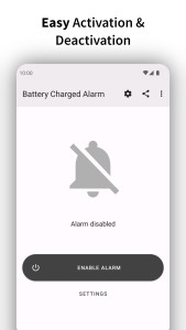 اسکرین شات 1 برنامه Full Battery Charge Alarm